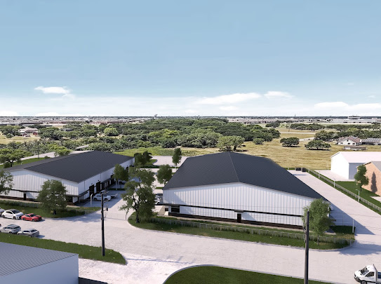 rendering of squire business park - flex space for lease or sale wylie tx